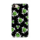 Toxic Skulls iPhone 8 3D Tough Case on Gold Phone
