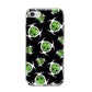 Toxic Skulls iPhone 8 Bumper Case on Silver iPhone