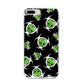Toxic Skulls iPhone 8 Plus Bumper Case on Silver iPhone