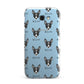 Toy Fox Terrier Icon with Name Samsung Galaxy A7 2017 Case