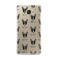 Toy Fox Terrier Icon with Name Samsung Galaxy A9 2016 Case on gold phone