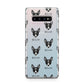 Toy Fox Terrier Icon with Name Samsung Galaxy S10 Plus Case