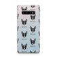 Toy Fox Terrier Icon with Name Samsung Galaxy S10 Plus Case