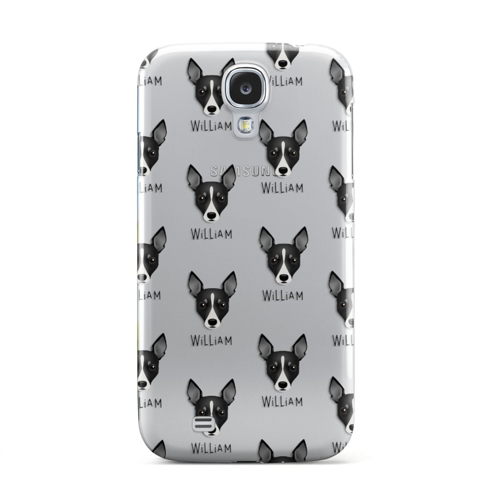 Toy Fox Terrier Icon with Name Samsung Galaxy S4 Case