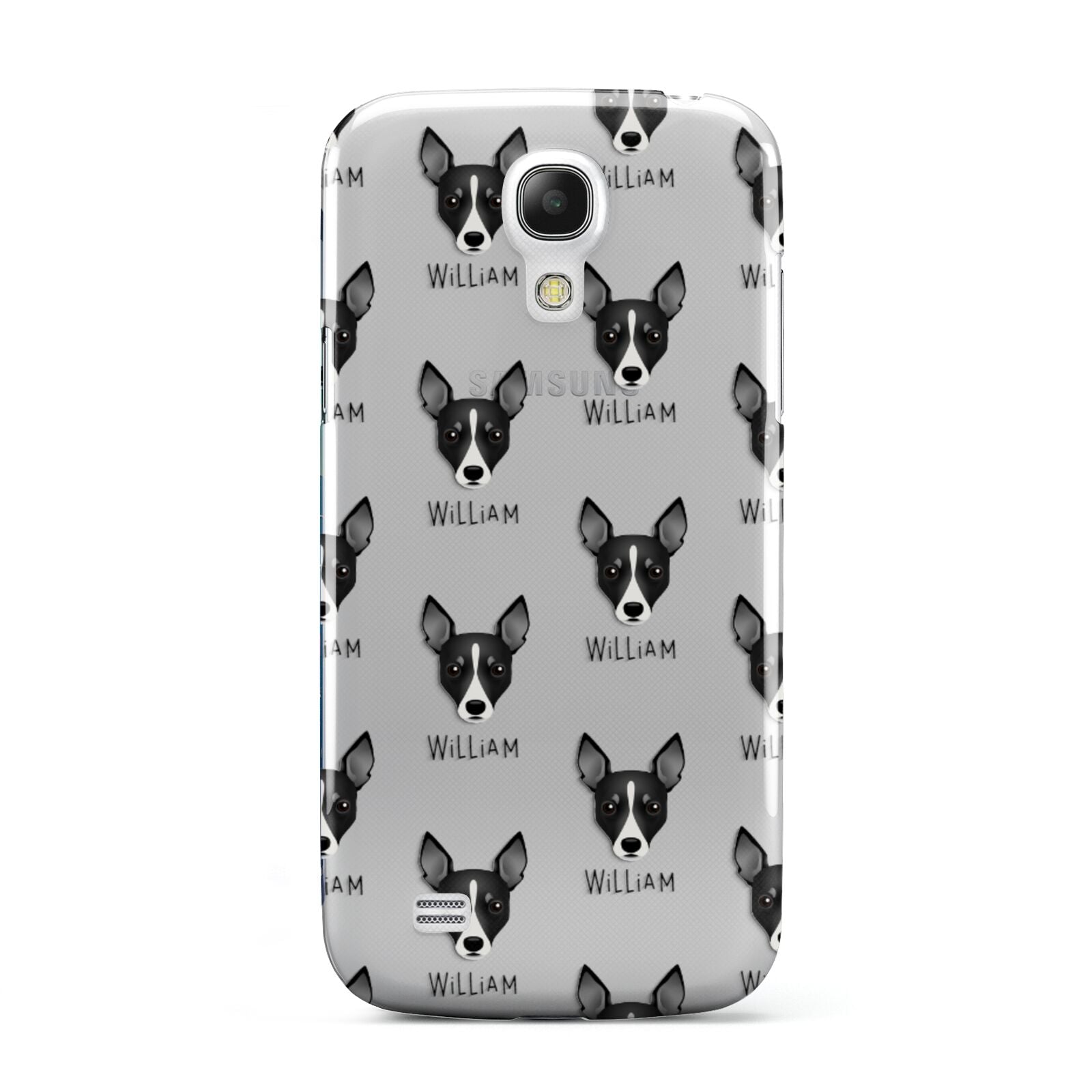 Toy Fox Terrier Icon with Name Samsung Galaxy S4 Mini Case