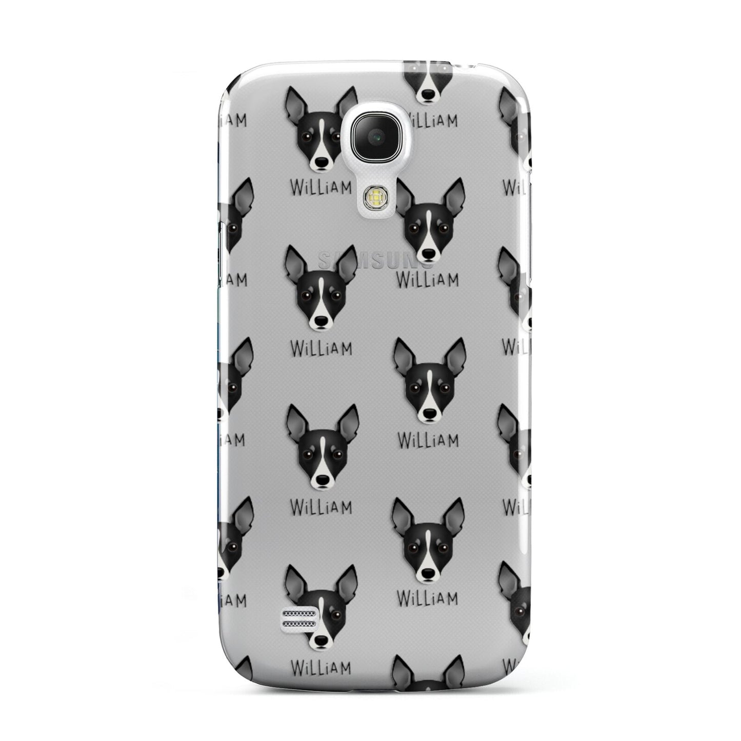 Toy Fox Terrier Icon with Name Samsung Galaxy S4 Mini Case