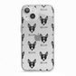 Toy Fox Terrier Icon with Name iPhone 13 TPU Impact Case with White Edges