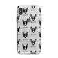 Toy Fox Terrier Icon with Name iPhone X Bumper Case on Silver iPhone Alternative Image 1