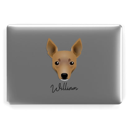 Toy Fox Terrier Personalised Apple MacBook Case
