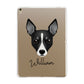 Toy Fox Terrier Personalised Apple iPad Gold Case