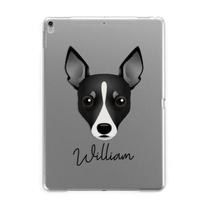 Toy Fox Terrier Personalised Apple iPad Silver Case