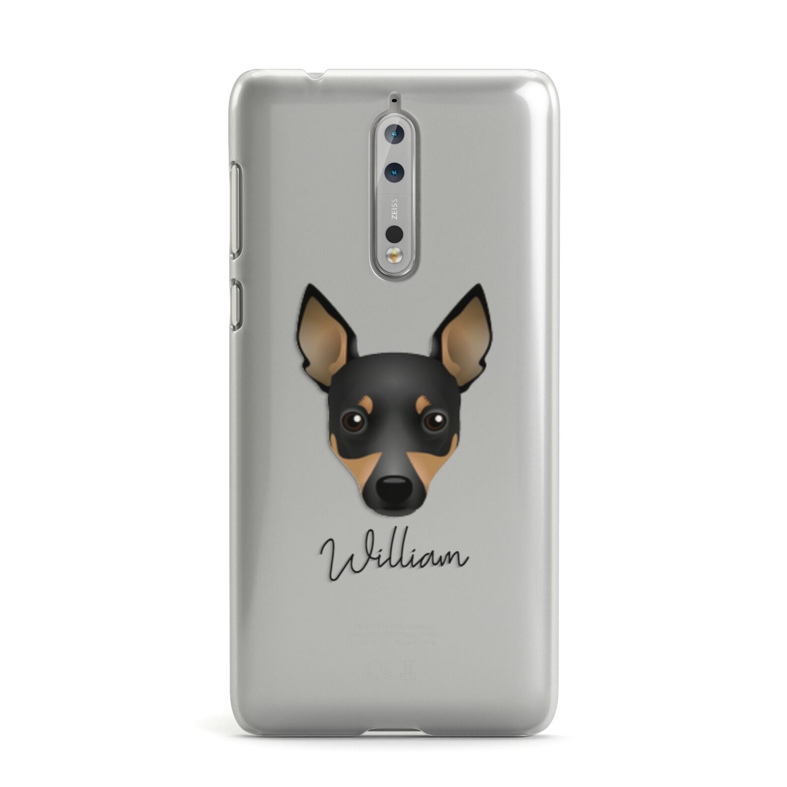 Toy Fox Terrier Personalised Nokia Case