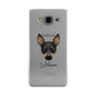 Toy Fox Terrier Personalised Samsung Galaxy A3 Case