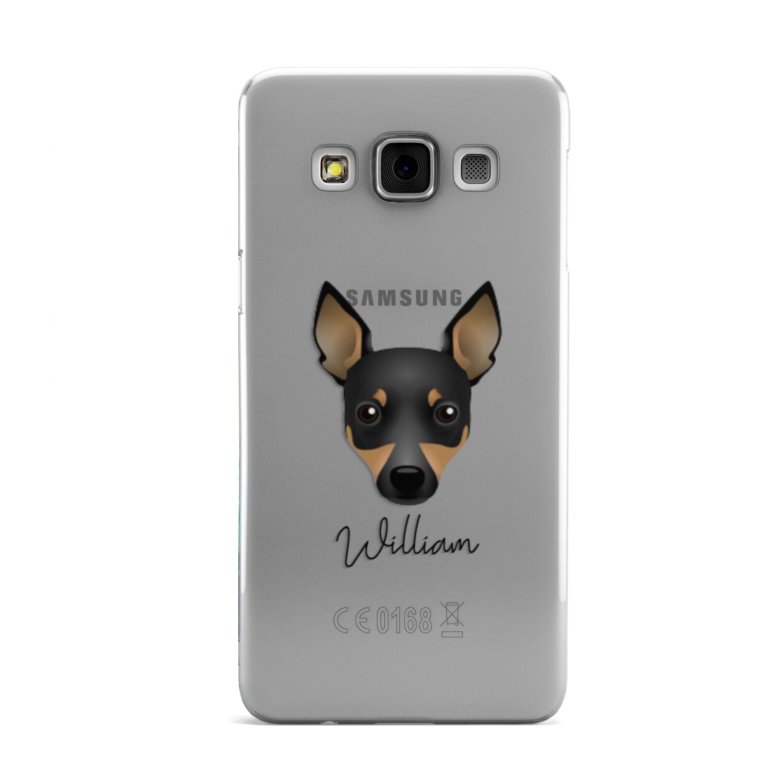 Toy Fox Terrier Personalised Samsung Galaxy A3 Case