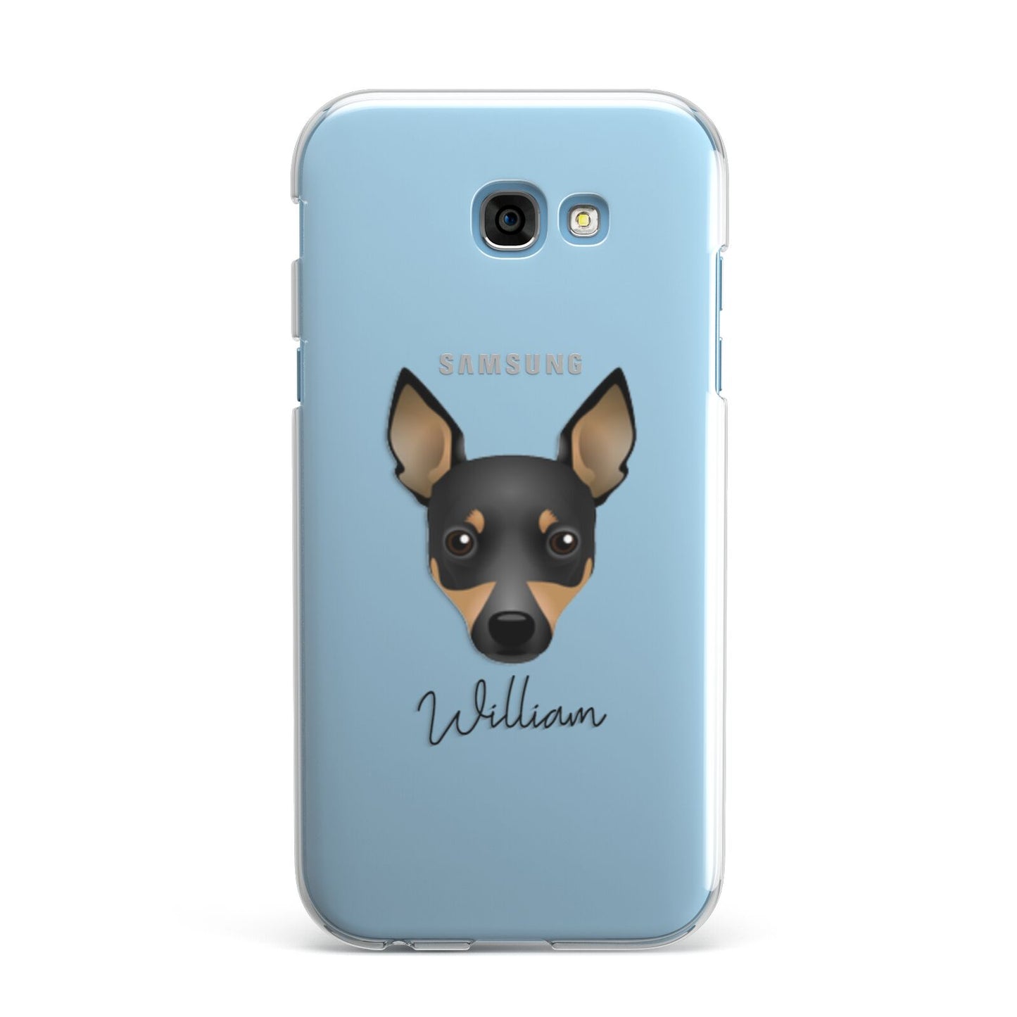 Toy Fox Terrier Personalised Samsung Galaxy A7 2017 Case