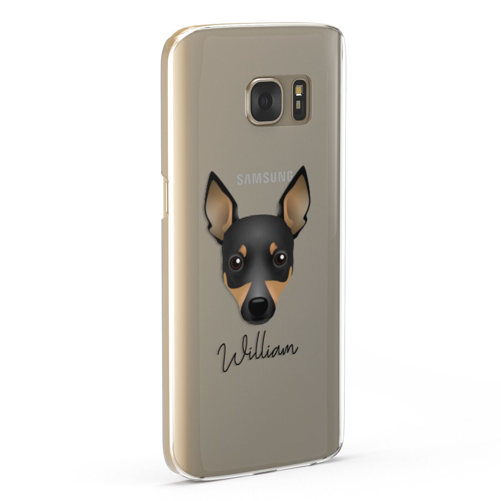 Toy Fox Terrier Personalised Samsung Galaxy Case Fourty Five Degrees