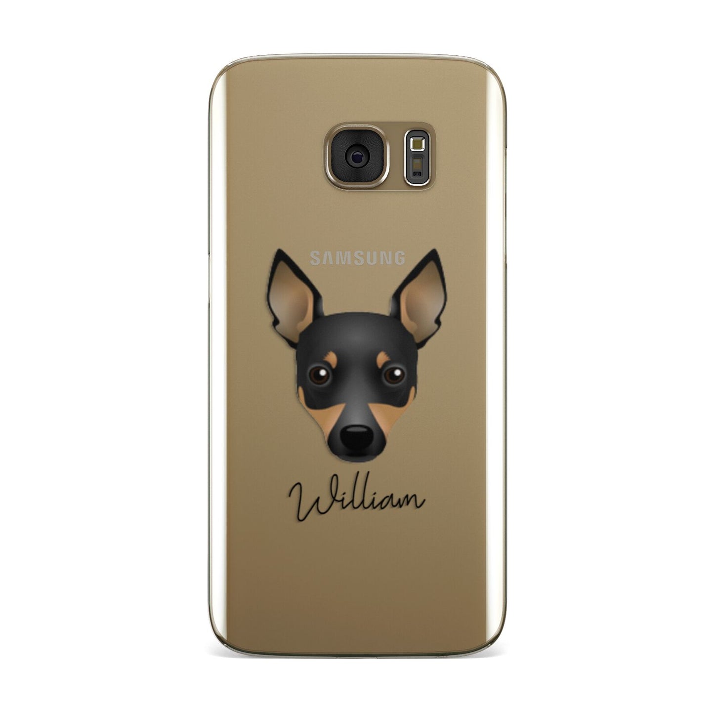Toy Fox Terrier Personalised Samsung Galaxy Case