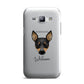 Toy Fox Terrier Personalised Samsung Galaxy J1 2015 Case