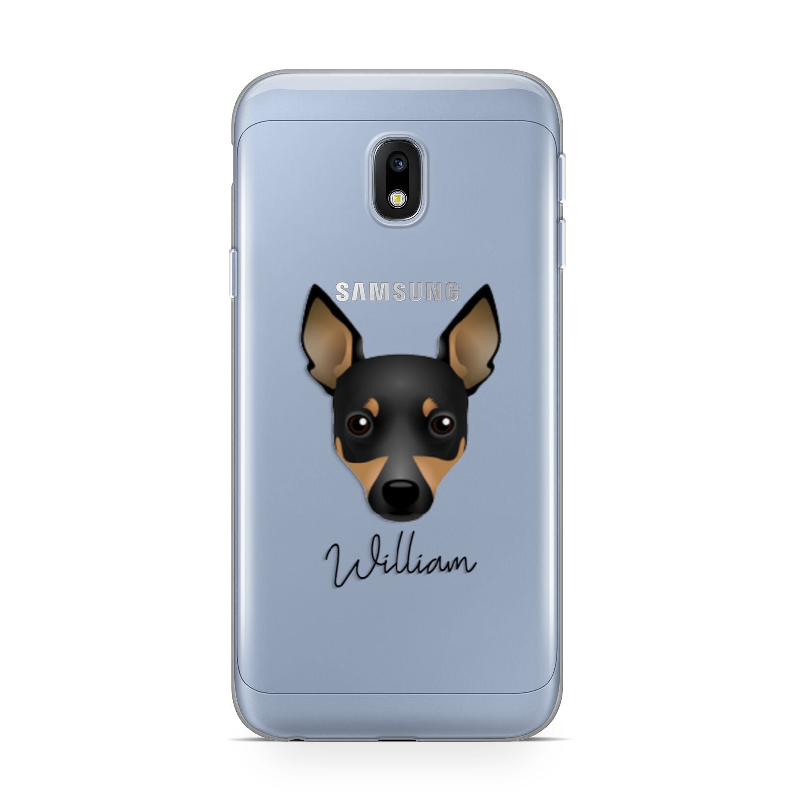 Toy Fox Terrier Personalised Samsung Galaxy J3 2017 Case