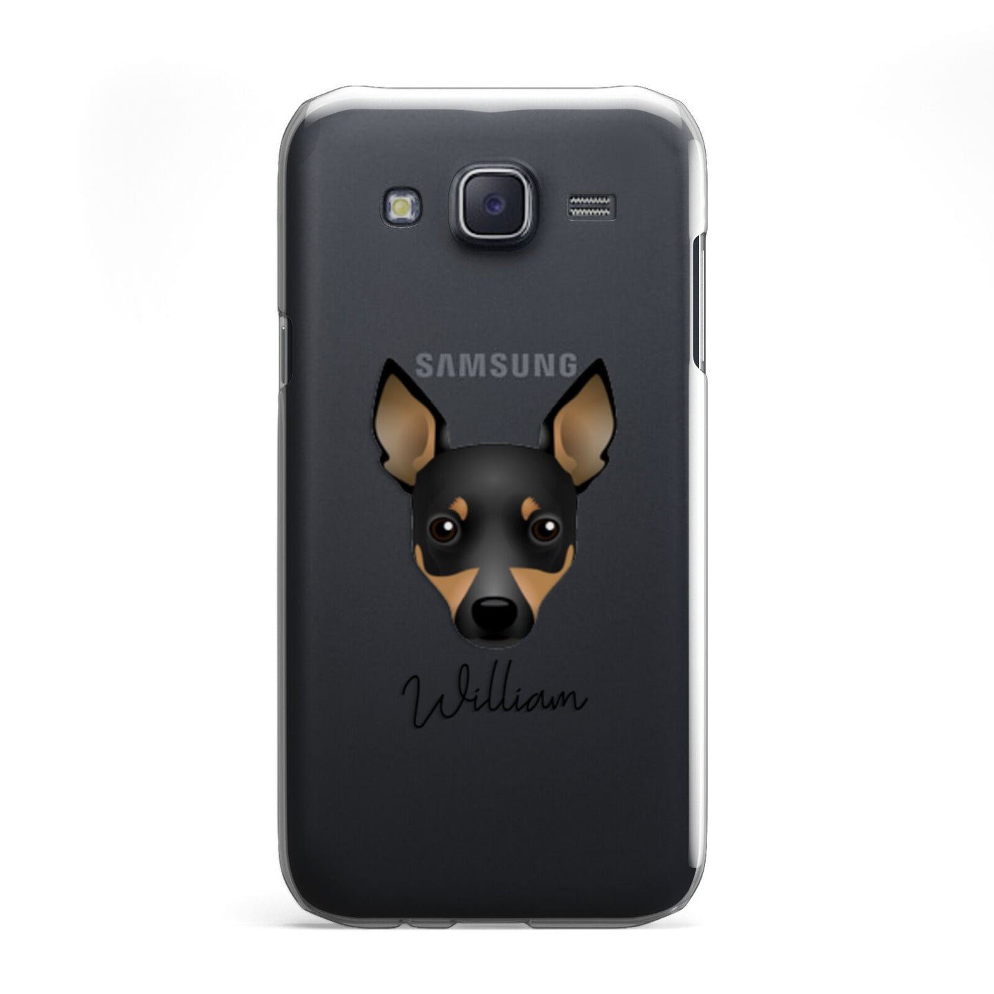 Toy Fox Terrier Personalised Samsung Galaxy J5 Case