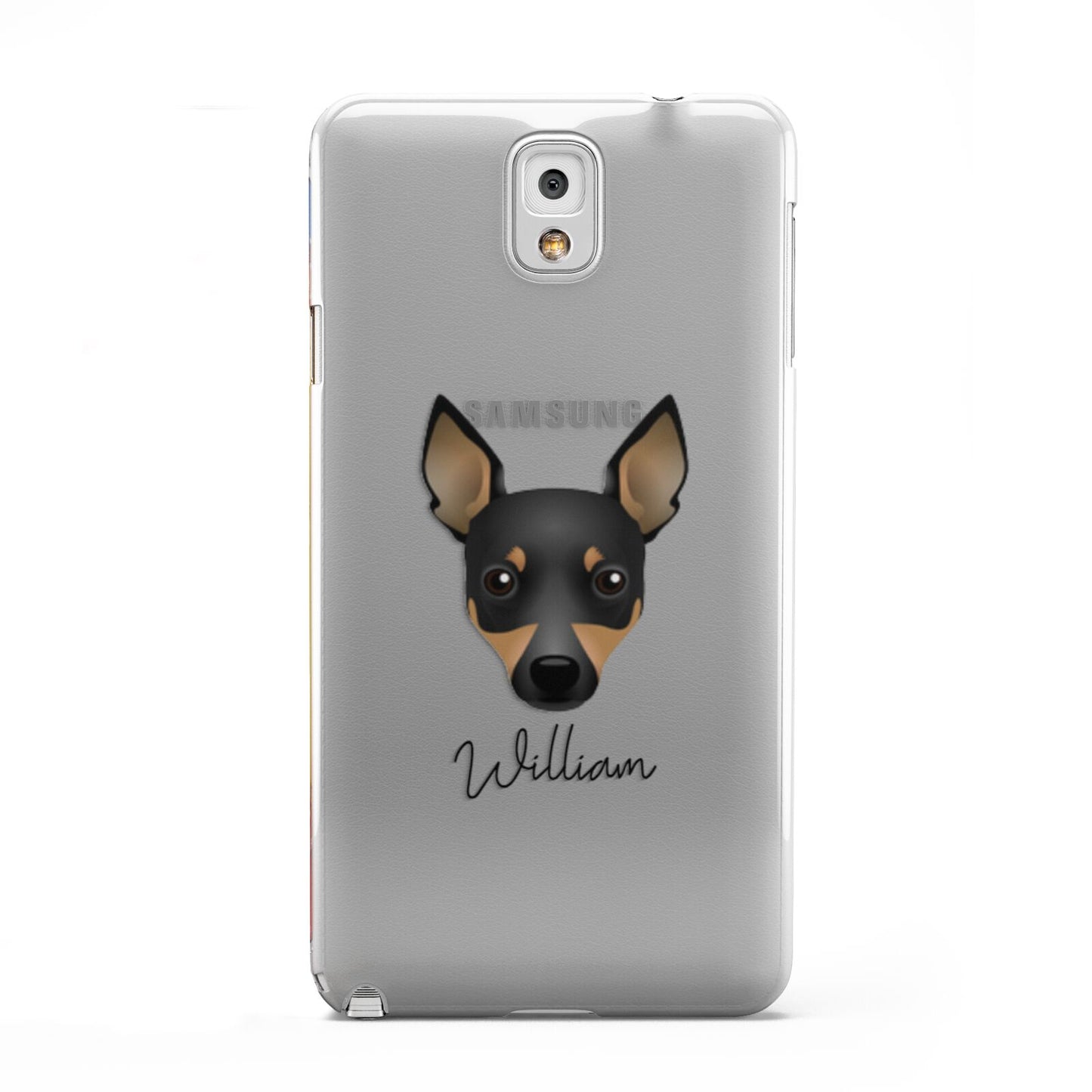 Toy Fox Terrier Personalised Samsung Galaxy Note 3 Case
