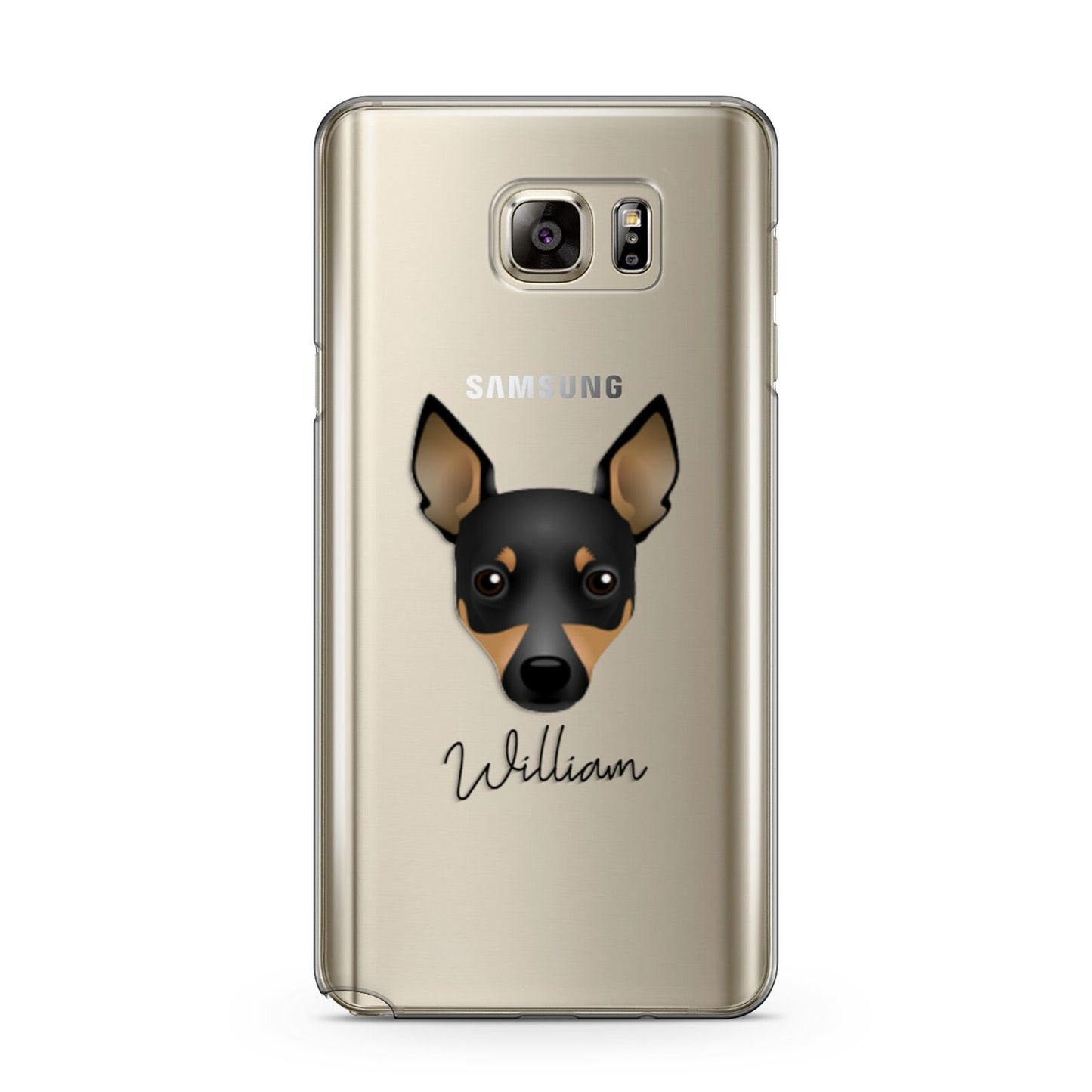 Toy Fox Terrier Personalised Samsung Galaxy Note 5 Case