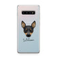 Toy Fox Terrier Personalised Samsung Galaxy S10 Plus Case