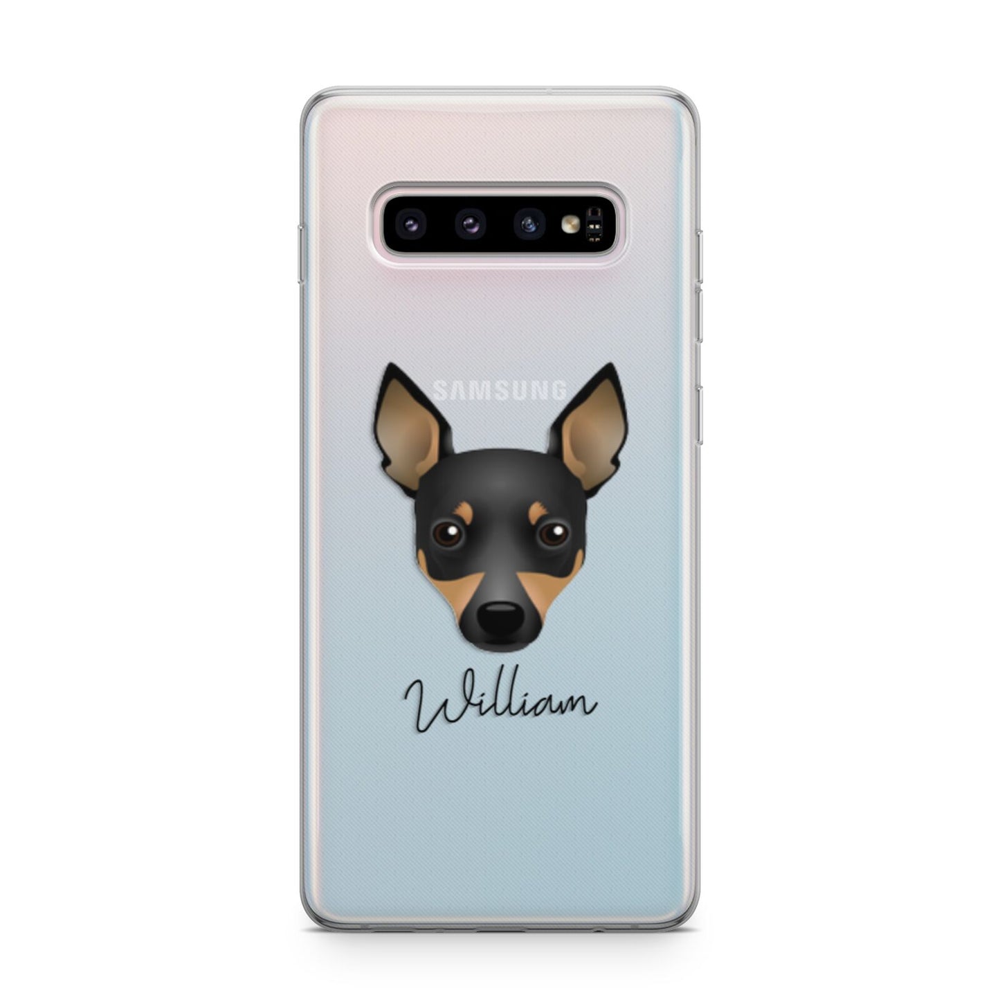Toy Fox Terrier Personalised Samsung Galaxy S10 Plus Case