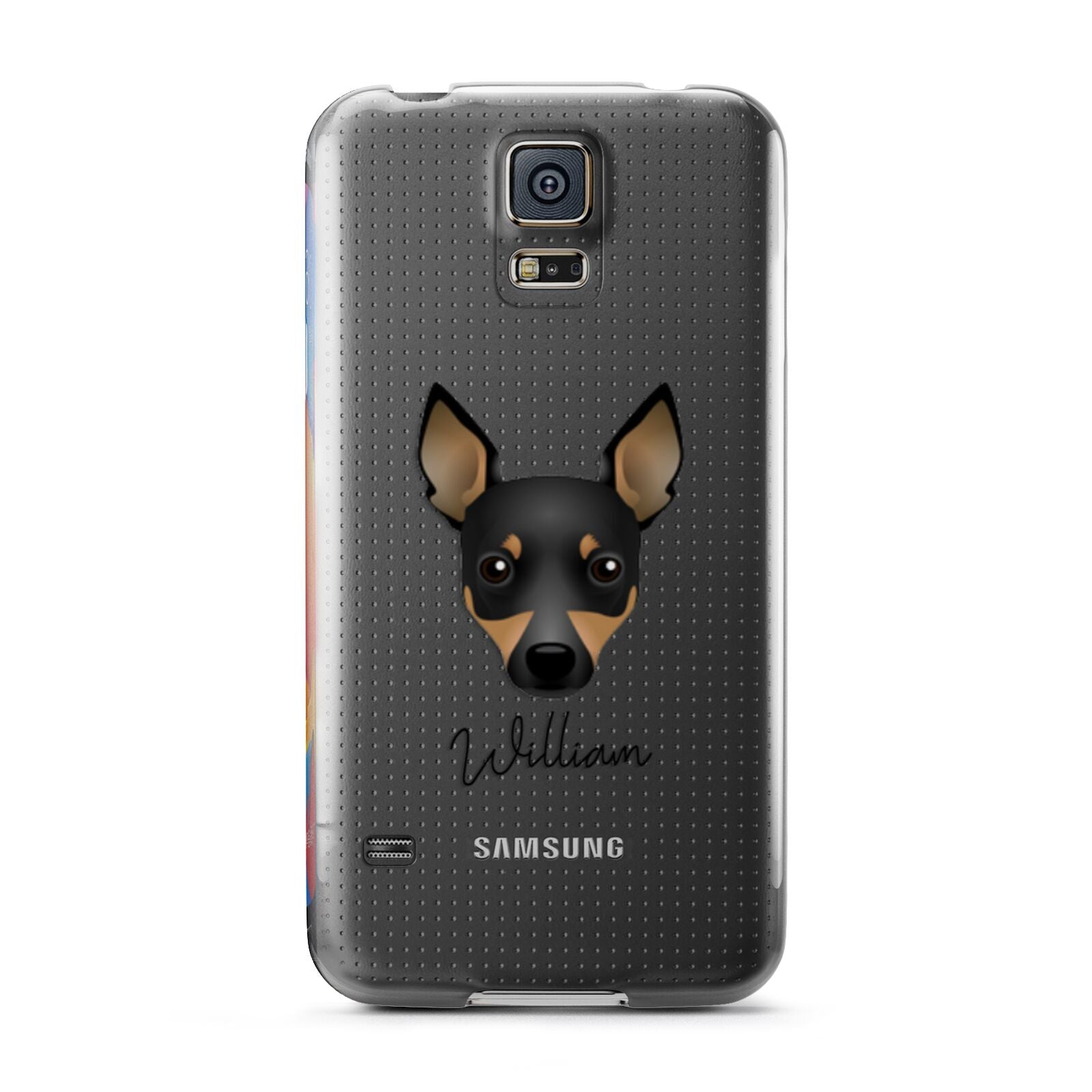 Toy Fox Terrier Personalised Samsung Galaxy S5 Case