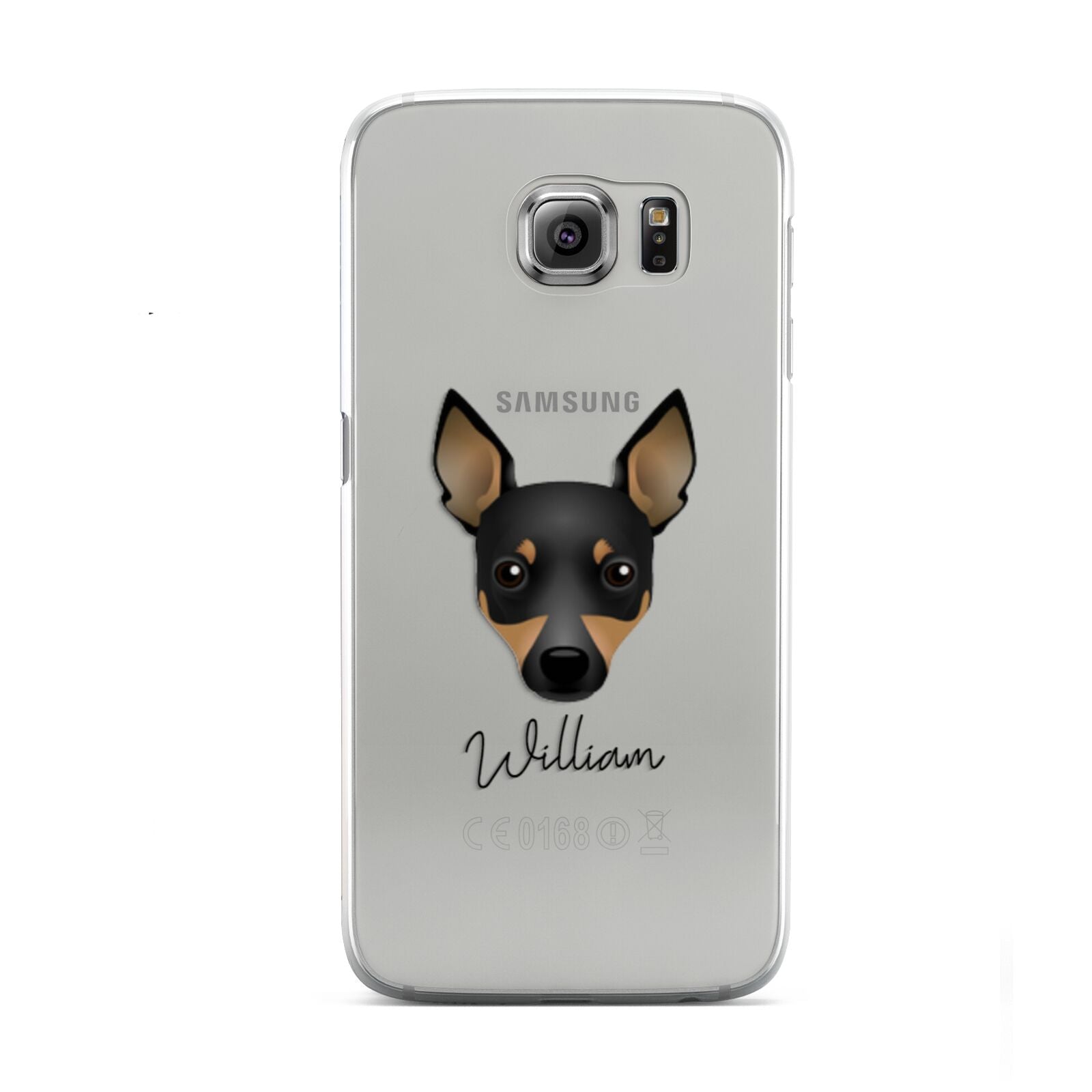 Toy Fox Terrier Personalised Samsung Galaxy S6 Case