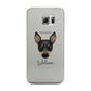 Toy Fox Terrier Personalised Samsung Galaxy S6 Edge Case
