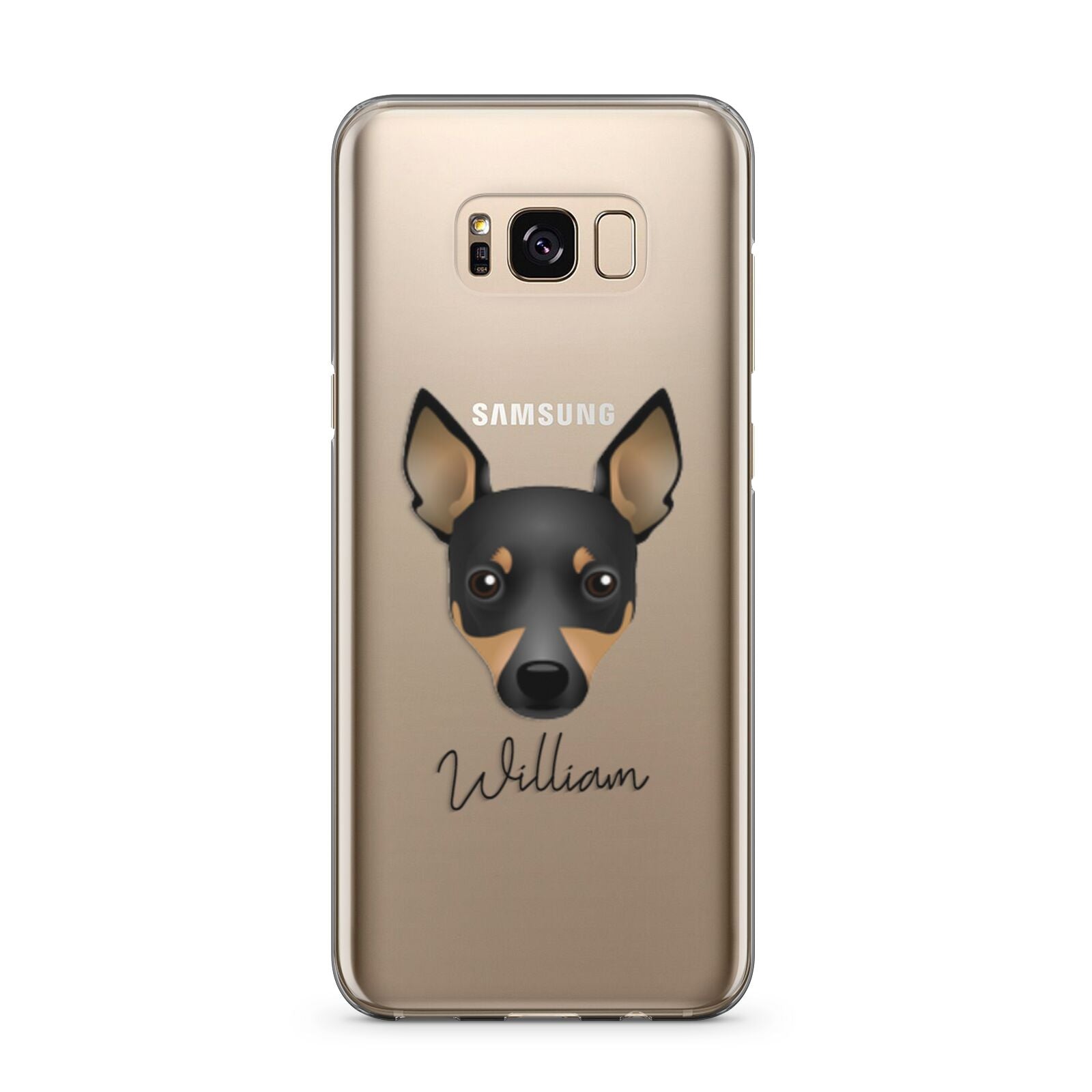 Toy Fox Terrier Personalised Samsung Galaxy S8 Plus Case