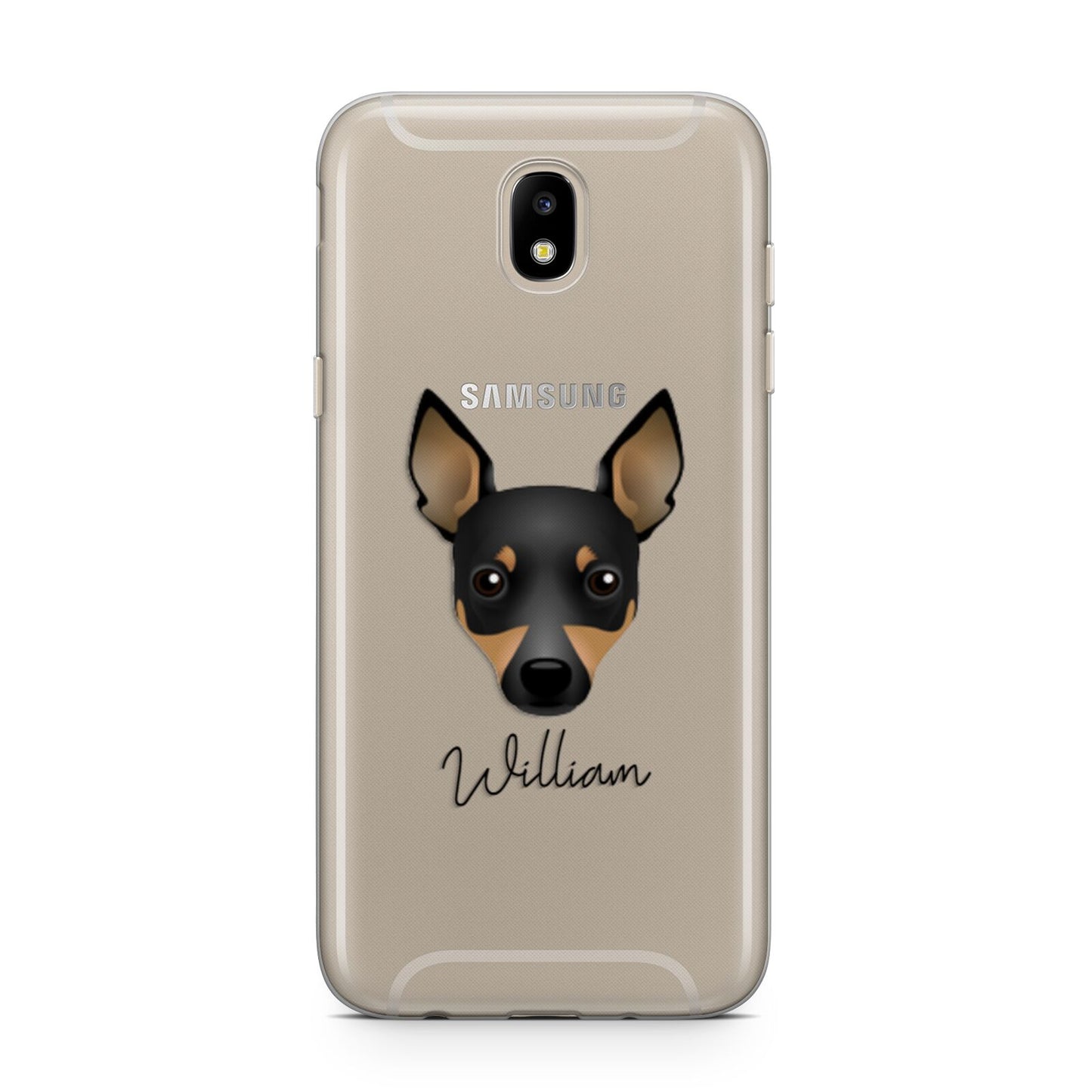 Toy Fox Terrier Personalised Samsung J5 2017 Case