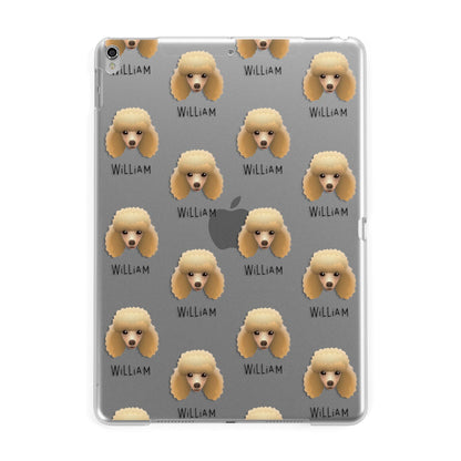 Toy Poodle Icon with Name Apple iPad Silver Case