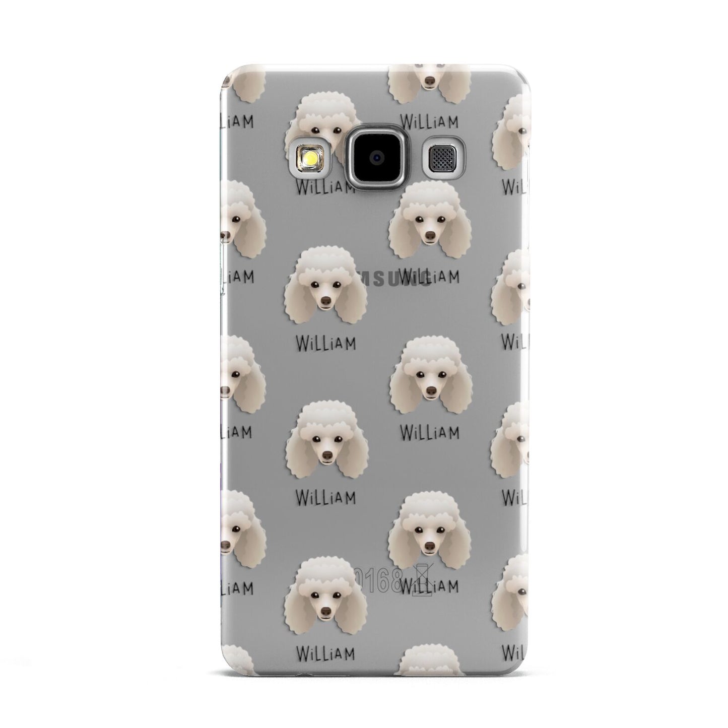 Toy Poodle Icon with Name Samsung Galaxy A5 Case