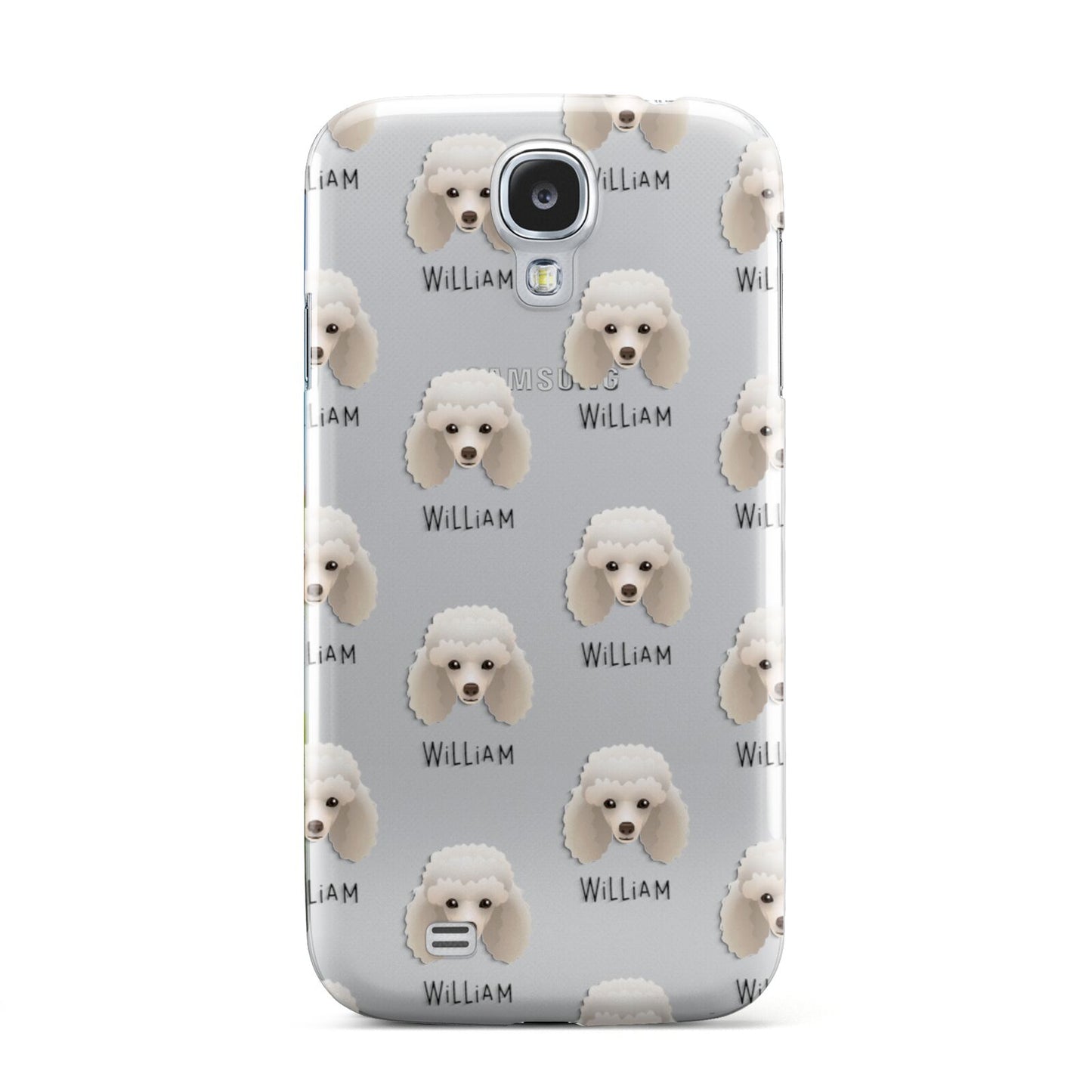 Toy Poodle Icon with Name Samsung Galaxy S4 Case