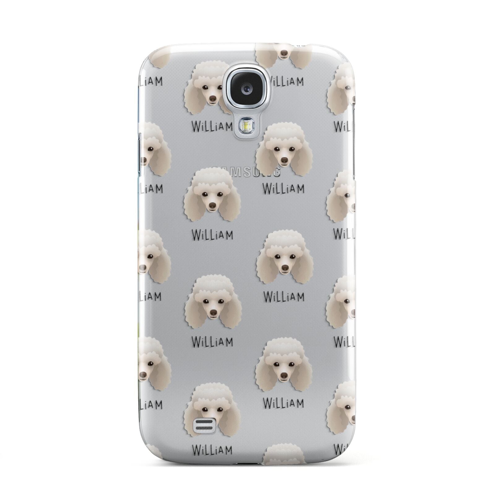 Toy Poodle Icon with Name Samsung Galaxy S4 Case