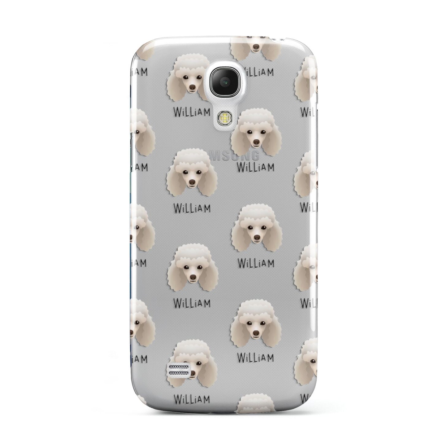 Toy Poodle Icon with Name Samsung Galaxy S4 Mini Case