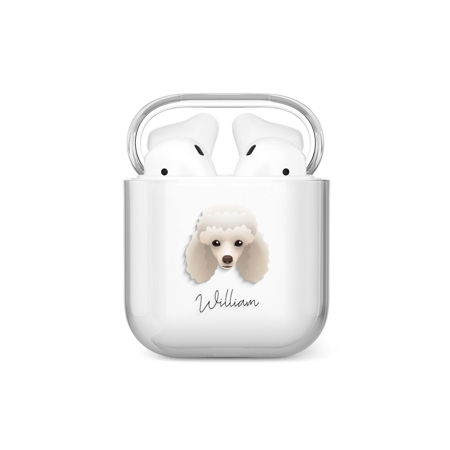 Toy Poodle Personalised AirPods Case
