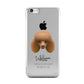 Toy Poodle Personalised Apple iPhone 5c Case