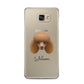 Toy Poodle Personalised Samsung Galaxy A5 2016 Case on gold phone