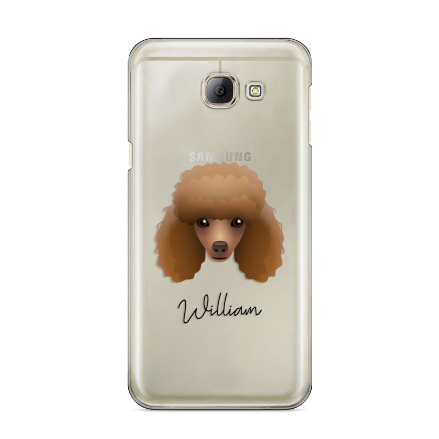 Toy Poodle Personalised Samsung Galaxy A8 2016 Case