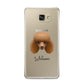 Toy Poodle Personalised Samsung Galaxy A9 2016 Case on gold phone