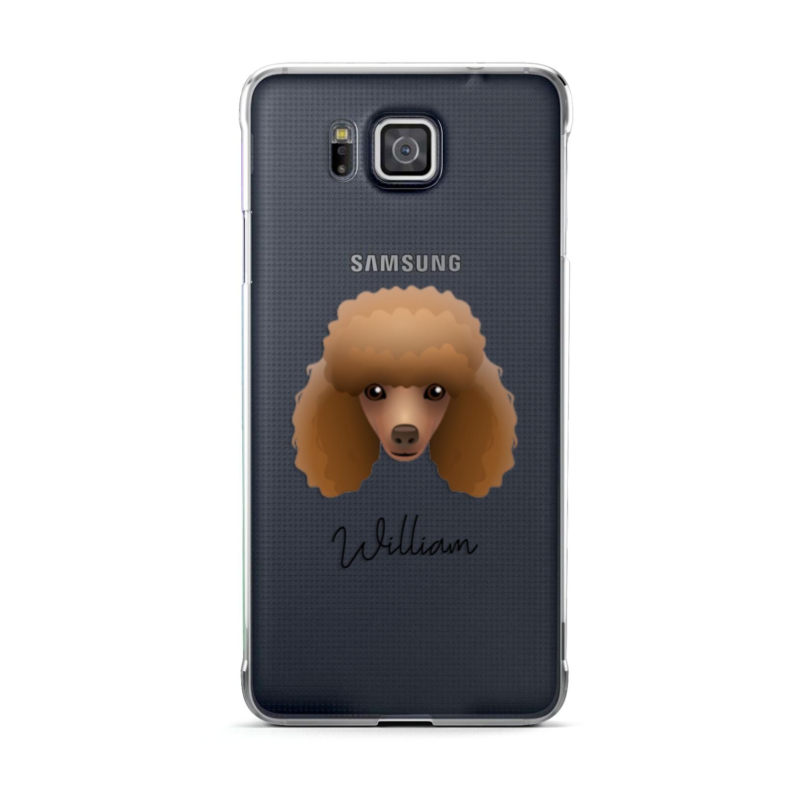 Toy Poodle Personalised Samsung Galaxy Alpha Case
