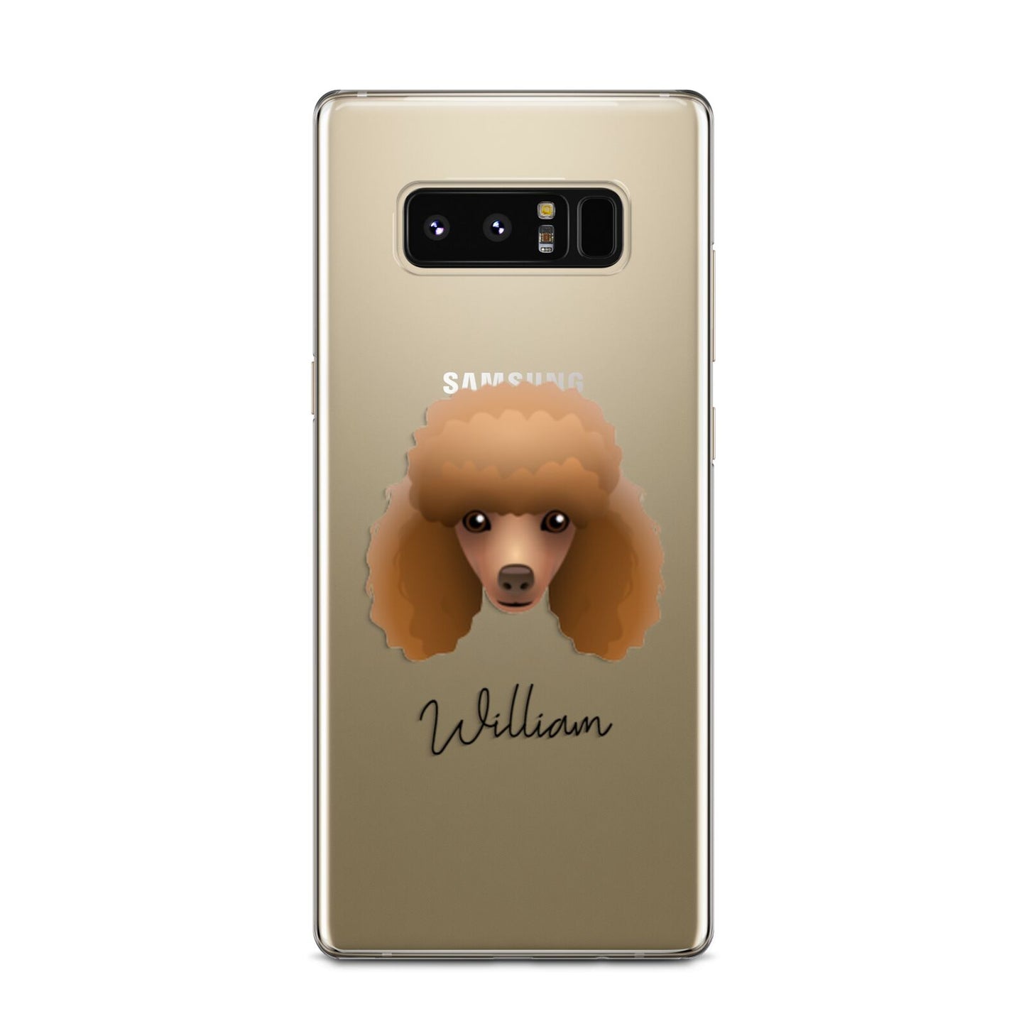 Toy Poodle Personalised Samsung Galaxy Note 8 Case