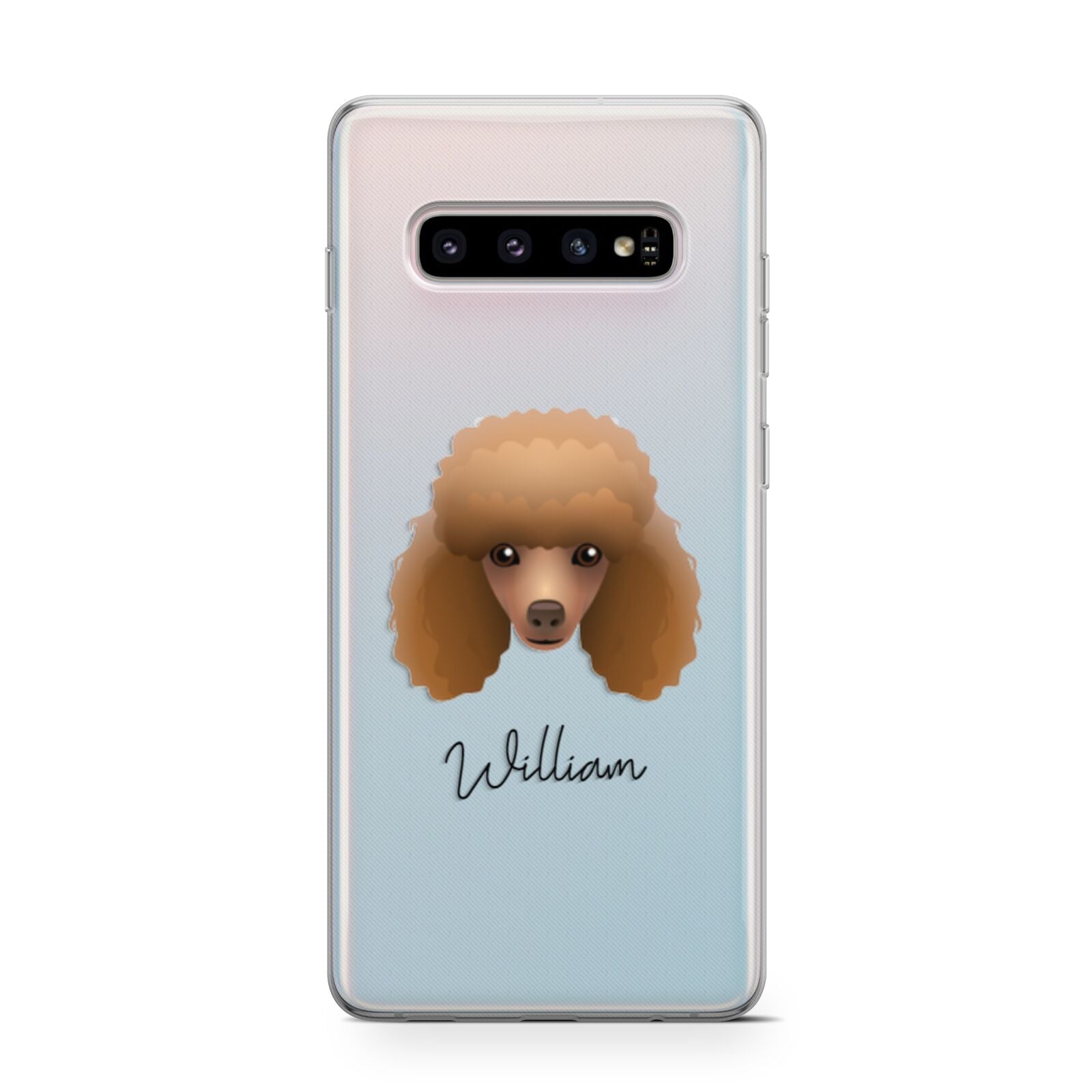 Toy Poodle Personalised Samsung Galaxy S10 Case