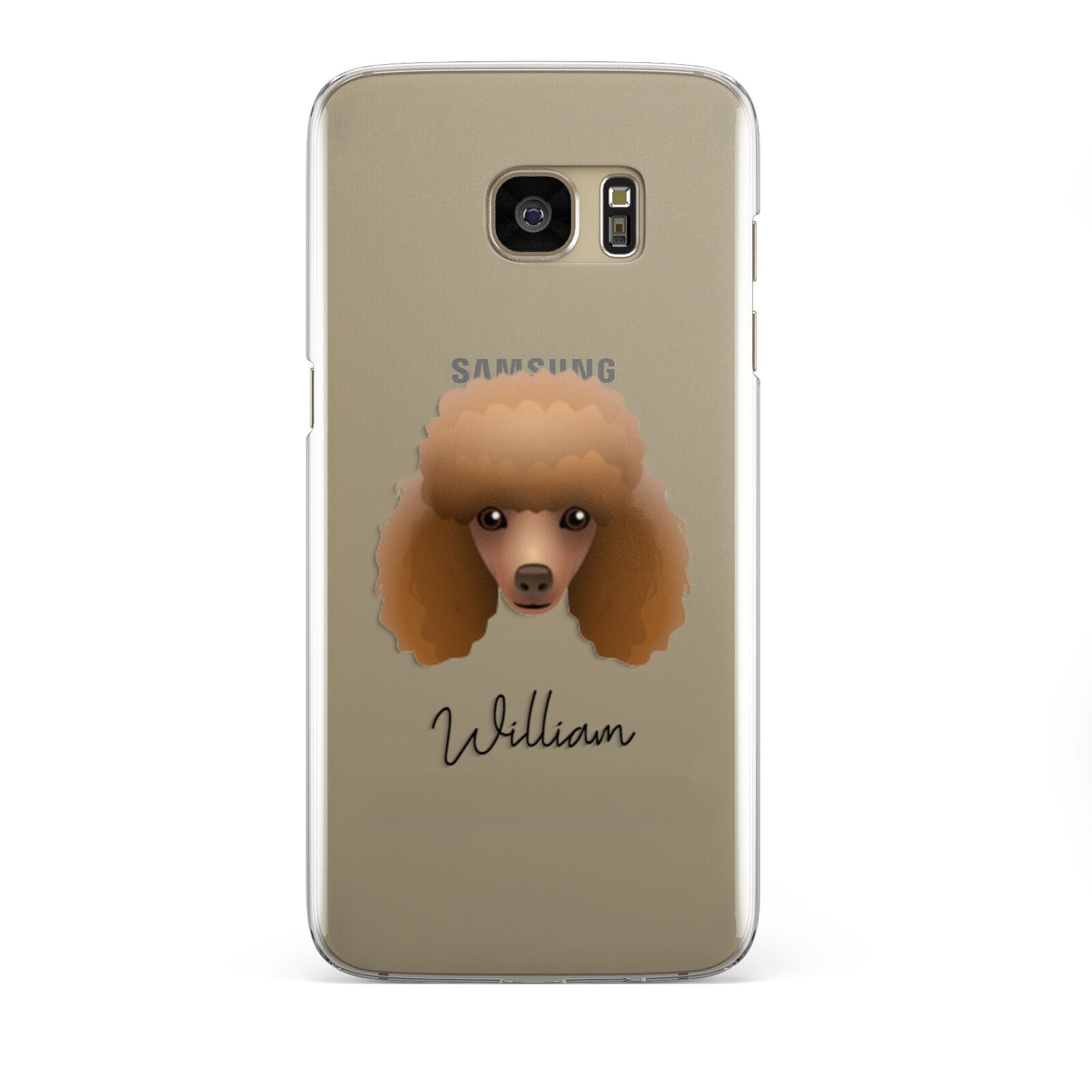 Toy Poodle Personalised Samsung Galaxy S7 Edge Case