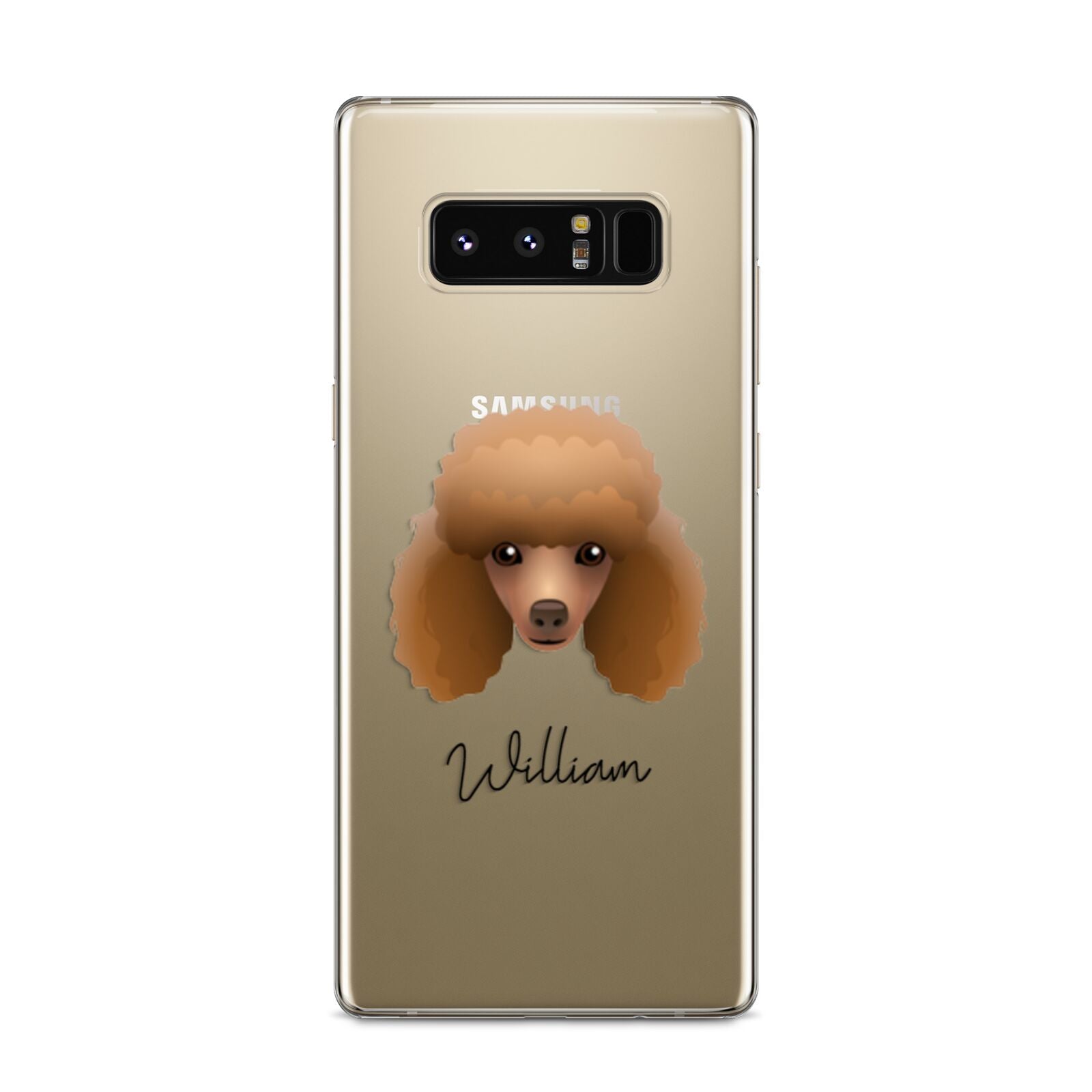 Toy Poodle Personalised Samsung Galaxy S8 Case