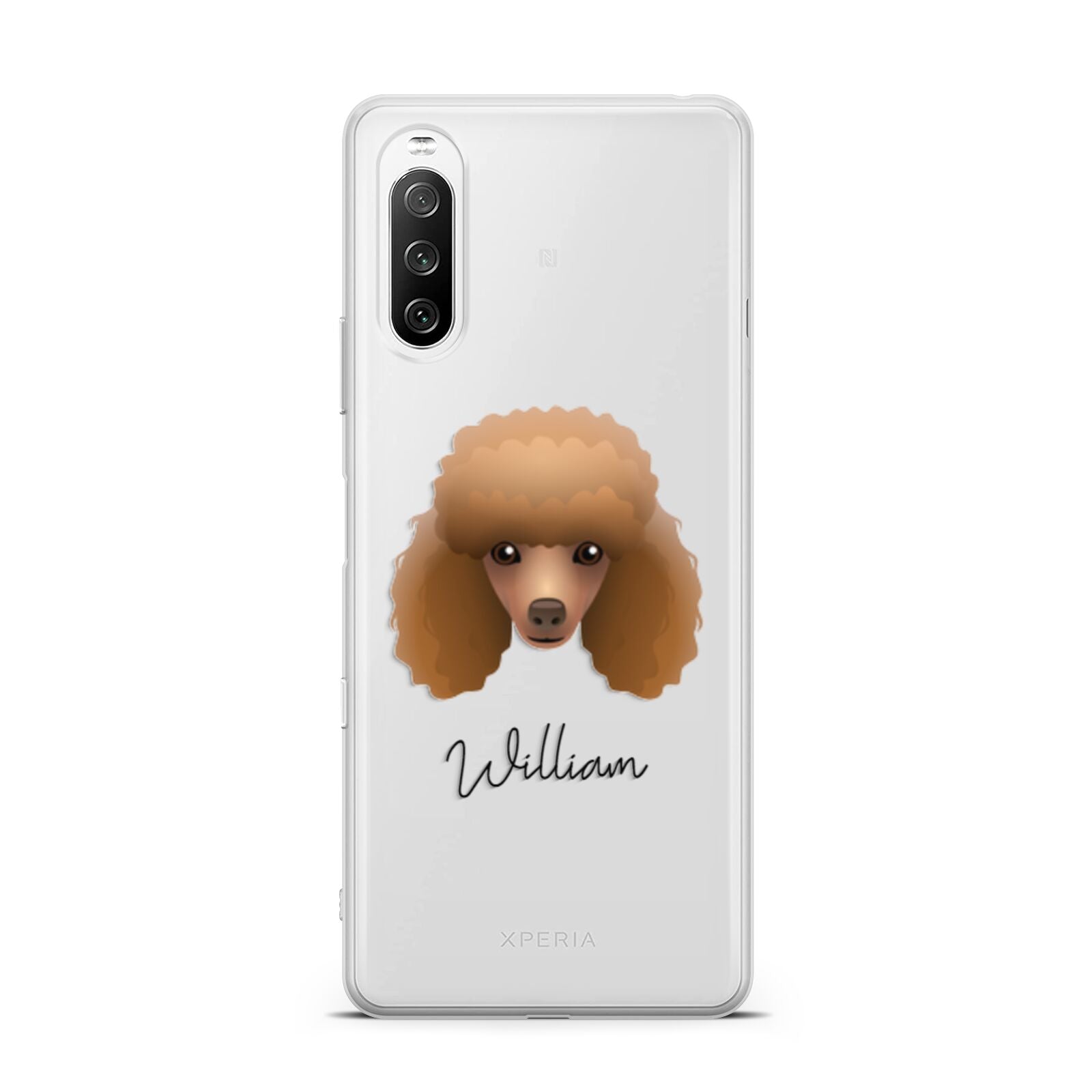 Toy Poodle Personalised Sony Xperia 10 III Case