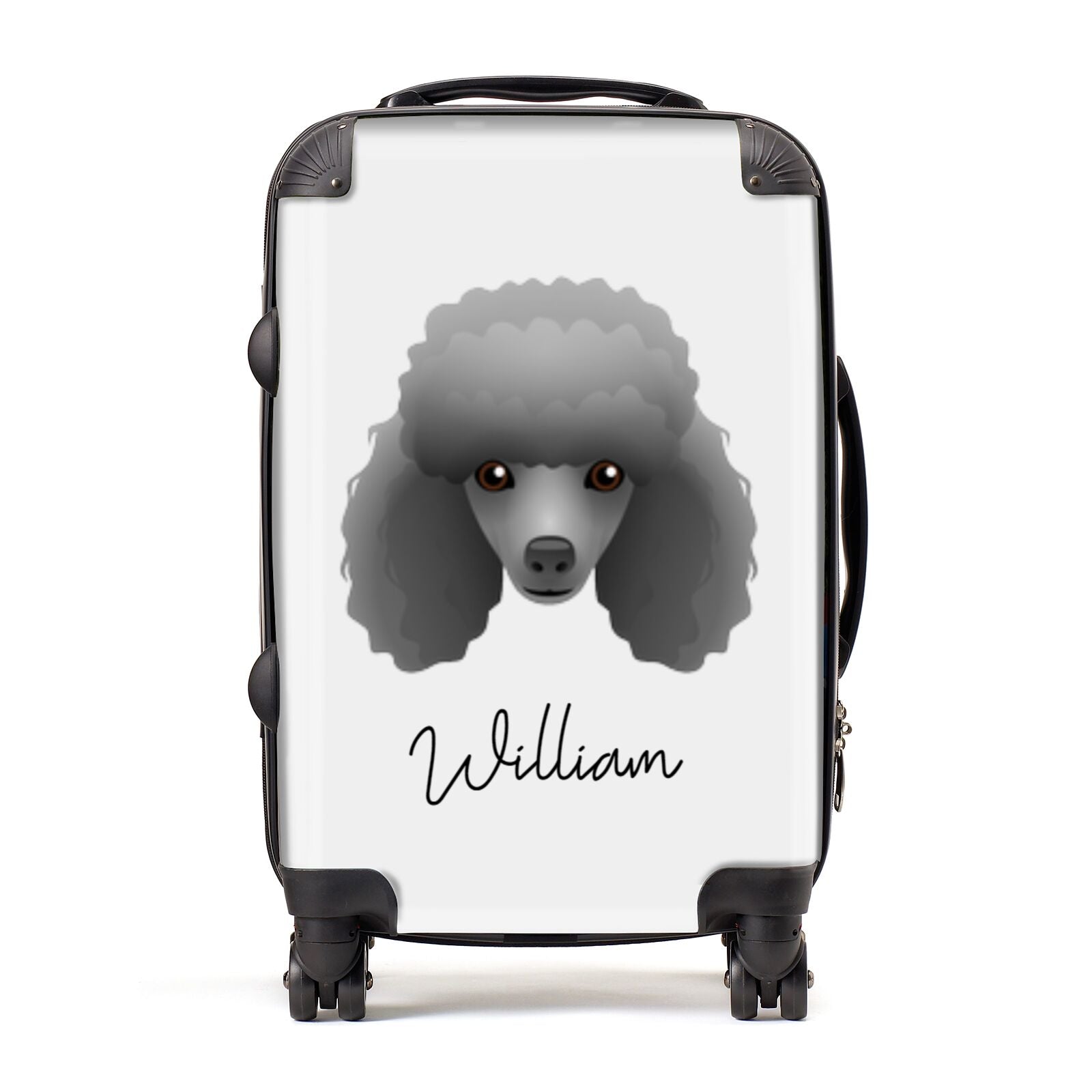 Toy Poodle Personalised Suitcase